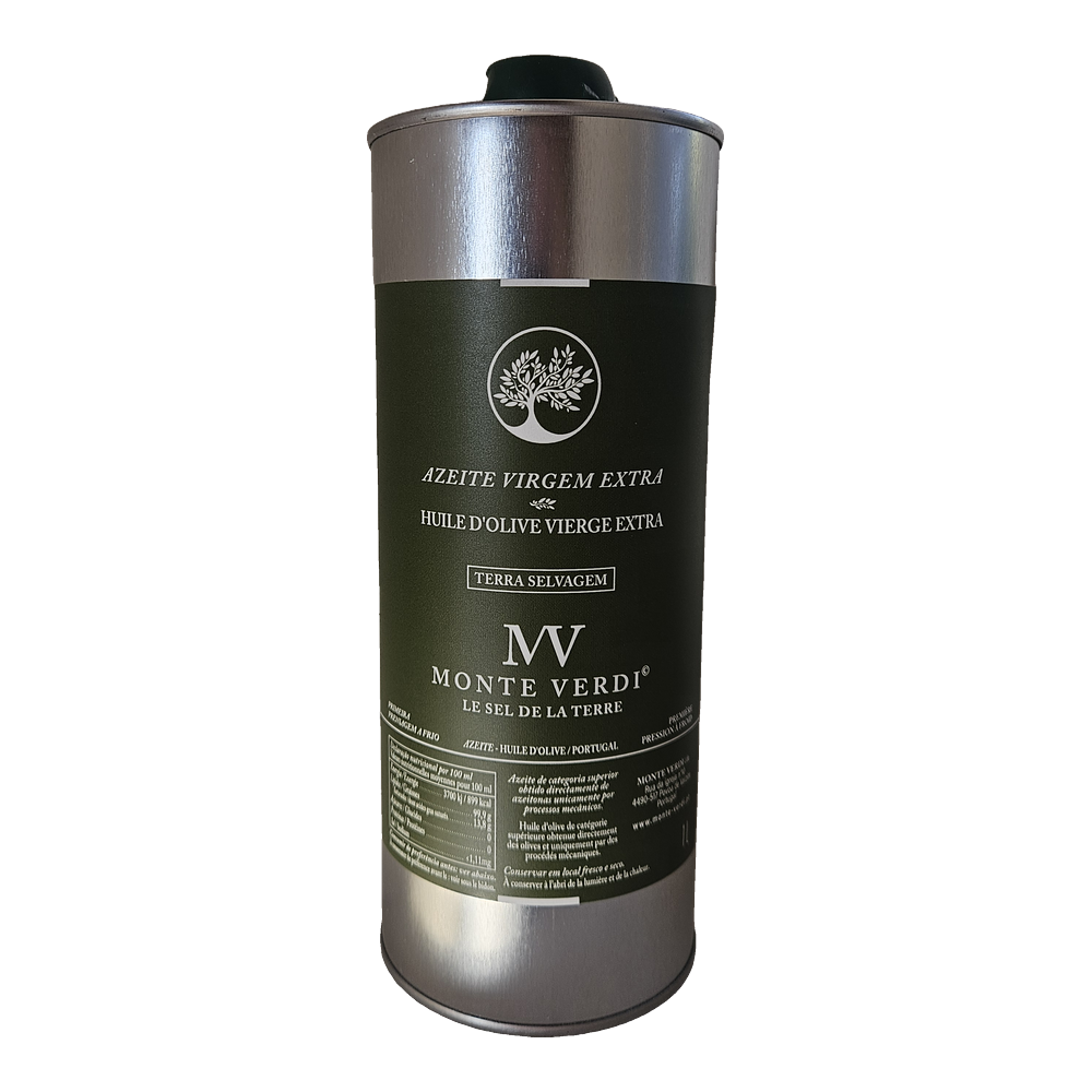 Huile d'olive vierge extra "Terra Selvagem" - bidon 1 litre - Monte Verdi